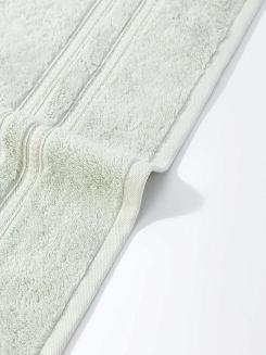 Ręcznik bambusowy Harmony 30x30 szałwiowy ze srebrną bordiurą