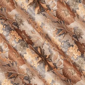 Zasłona gotowa na przelotkach DIANA 140x250 Eurofirany rudy