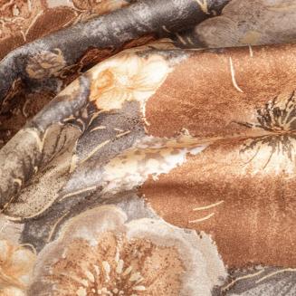 Zasłona gotowa na przelotkach DIANA 140x250 Eurofirany rudy