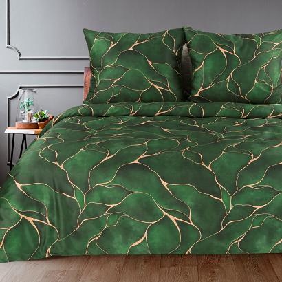 Komplet pościeli w pudełku GIFT1 160x200 Eurofirany zielona fantazja