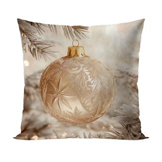 ZŁOTA BOMBKA Poszewka dekoracyjna VELVET, 40x40cm, kolor 004 beżowo-złoty PBN367/POP/004/040040/1