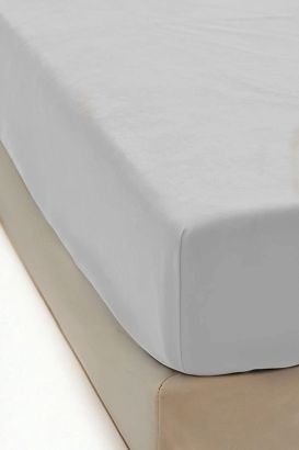 Prześcieradło polarowe z gumką MIŚ Fluffy 90x200 mikrofibra szare