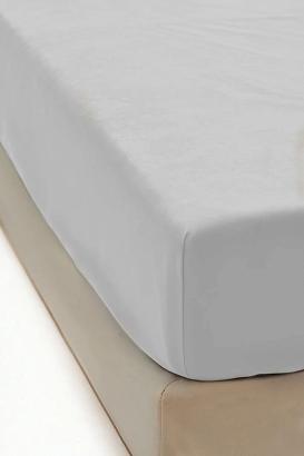 Prześcieradło polarowe z gumką MIŚ Fluffy 90x200 mikrofibra szare