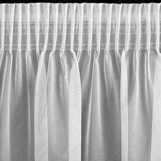 Zasłona gotowa na taśmie ROSES 350x160 Eva Minge Eurofirany biały