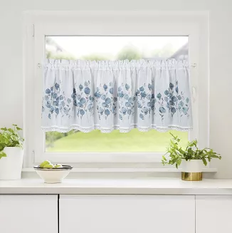 Firana gotowa POLA 60x150 Eurofirany niebieski
