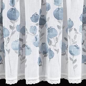 Firana gotowa POLA 60x150 Eurofirany niebieski