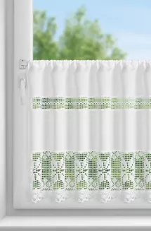 Firana gotowa na taśmie MIRANDA 150x70 Eurofirany biały