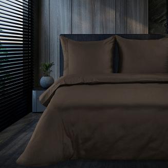 Pościel satynowa X2 220x200 Eva Minge Eurofirany brązowy