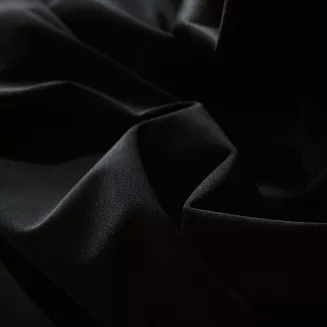 Zasłona gotowa na taśmie BLACKOUT VELVET 140x250 czarna