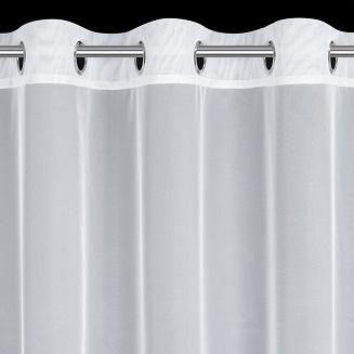 Firana gotowa na przelotkach ELZA 350x150 Eurofirany biały