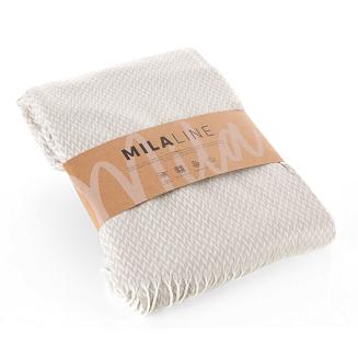 Koc narzuta AKRYL 130x170 Eurofirany beżowy