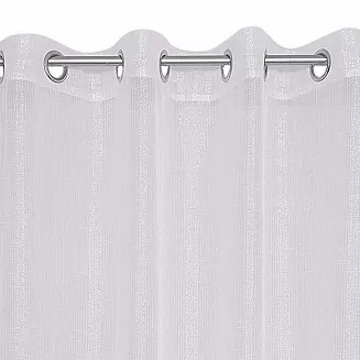 Zasłona gotowa na przelotkach EMMA 140x250 Eurofirany biała