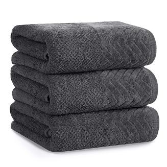 Ręcznik bawełniany LOREN 70x140 Eurofirany grafitowy