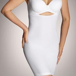 Halka korygująca na cienkich ramiączkach Vika biała