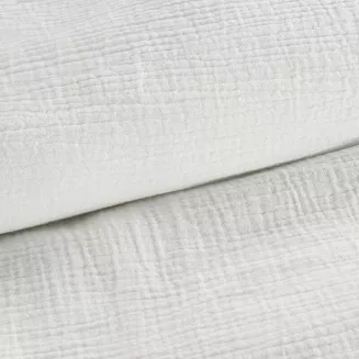 Pościel bawełniana MUSLIN 220x200 Eurofirany biała muślinowa