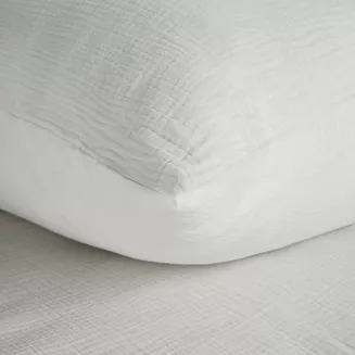 Pościel bawełniana MUSLIN 220x200 Eurofirany biała muślinowa
