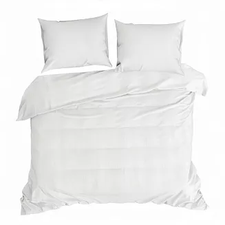 Pościel bawełniana MUSLIN 220x200 Eurofirany biała muślinowa