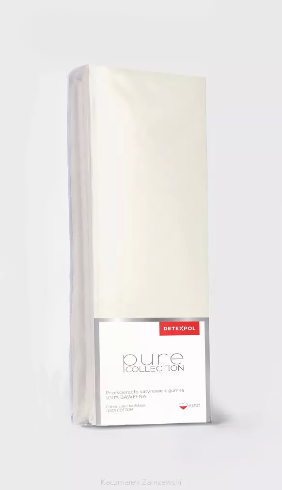 Prześcieradło Satyna Pure Ecrue 220X200 Zg