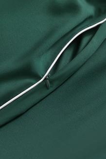 Poszewka bambusowa 40x40 butelkowa z białą bizą