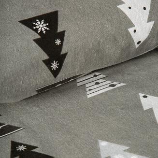 Komplet pościeli świąteczny POS 220x200 Eurofirany stalowy