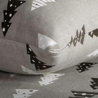 Komplet pościeli świąteczny POS 220x200 Eurofirany stalowy