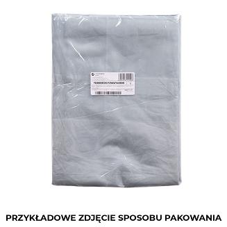 Zasłona gotowa na przelotkach BASIC 145x250 półprzezroczysta biała
