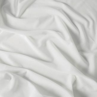 Zasłona gotowa na przelotkach BASIC 145x250 półprzezroczysta biała