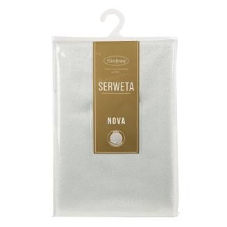 Obrus dekoracyjny EDNA 85x85 Eurofirany biały