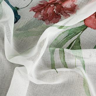 Zasłona gotowa na przelotkach RISA 140x250 Eurofirany biały