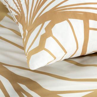 Pościel z makosatyny POS 200x220 Eurofirany biały/złoty