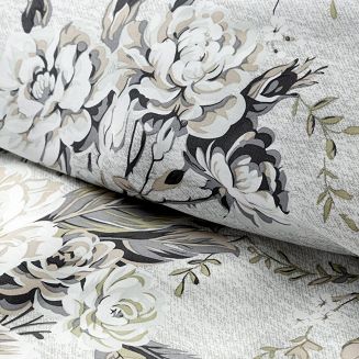 Pościel satynowa SPRING 140x200 Eurofirany srebrny