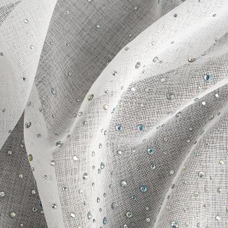 Firana gotowa na przelotkach MOLLY 350x150 Eurofirany biały