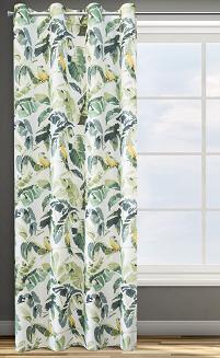 Zasłona gotowa na przelotkach FLORE 140x250 Design91 brązowy