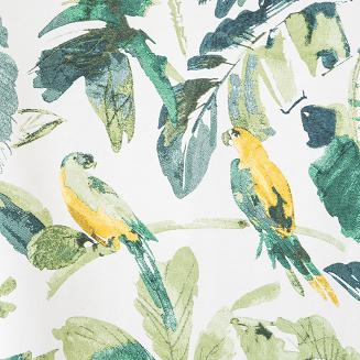 Zasłona gotowa na przelotkach FLORE 140x250 Design91 brązowy