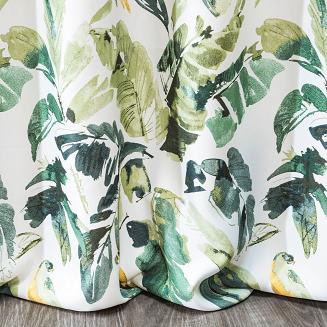 Zasłona gotowa na przelotkach FLORE 140x250 Design91 brązowy