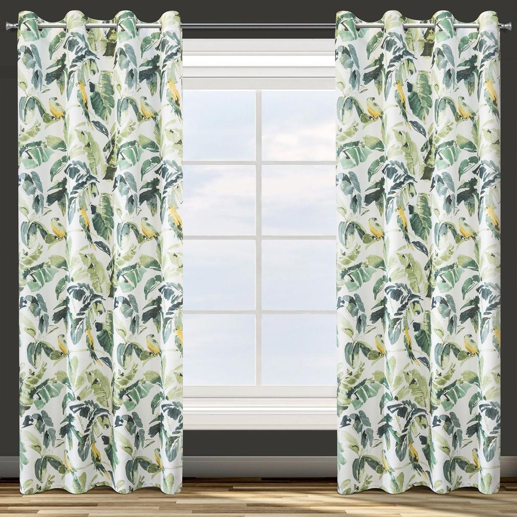 Zasłona gotowa na przelotkach FLORE 140x250 Design91 brązowy