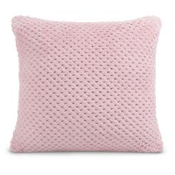 Poszewka dekoracyjna z mikrofibry MONTE 40x40 pudrowa