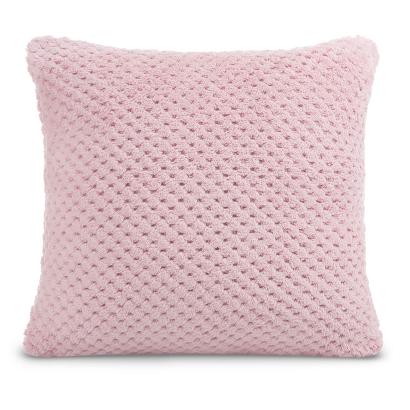Poszewka dekoracyjna z mikrofibry MONTE 40x40 pudrowa