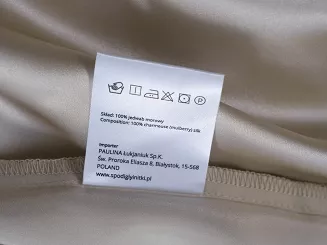 Jedwabna poszewka na poduszkę 70x80 jedwab morwowy kaszmirowa