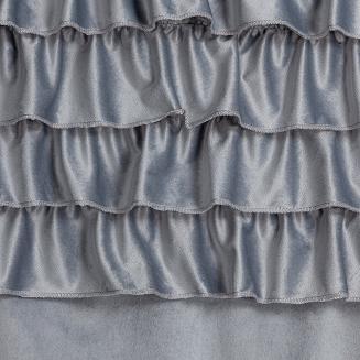 Zasłona gotowa na przelotkach ERIN 140x250 Eurofirany szary