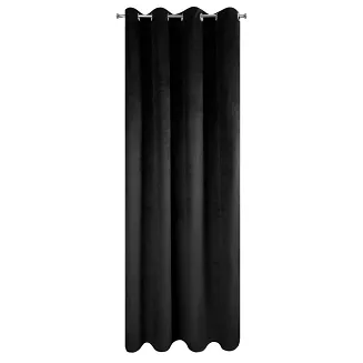 Zasłona gotowa na przelotkach PIERRE 140x250 Pierre Cardin Eurofirany czarny