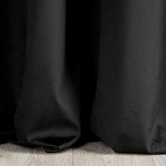 Zasłona gotowa na przelotkach PIERRE 140x250 Pierre Cardin Eurofirany czarny