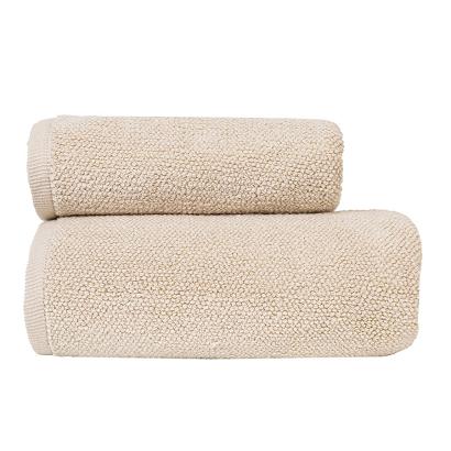 Ręcznik bawełniany LEON 50x90 strukturalne frotte kremowy