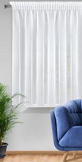 Firana gotowa na taśmie MIREA 350x150 Eurofirany biały