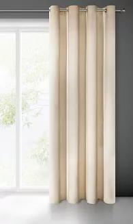 Zasłona gotowa na przelotkach VILLA 140x250 Eurofirany beżowy