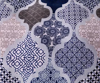 Pościel polarowa 160x200 welur wielokolorowa wzorzyste ornamenty