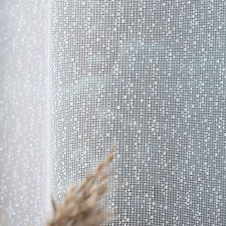 Firanka żakardowa gotowa na żabki ŻAKLINA 250x130 biała