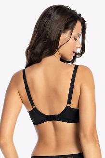 Biustonosz GAIA Balconette Ada 1026 miękki czarny