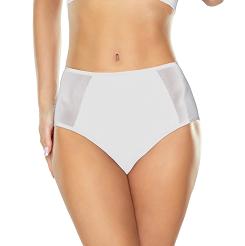 Figi sportowe z tiulowymi wstawkami na biodrach Ivett białe
