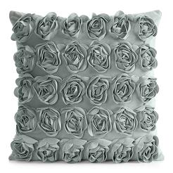 Poszewka dekoracyjna ROSES 45x45 Eva Minge Eurofirany miętowy